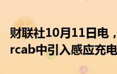 财联社10月11日电，马斯克表示，将在Cybercab中引入感应充电。