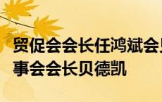 贸促会会长任鸿斌会见世界可持续发展工商理事会会长贝德凯