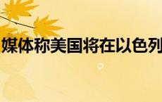 媒体称美国将在以色列部署“萨德”反导系统