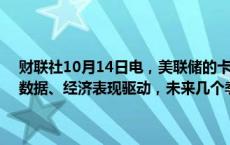 财联社10月14日电，美联储的卡什卡利表示，未来货币政策路径将受数据、经济表现驱动，未来几个季度进一步降息是合适的。