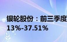 银轮股份：前三季度净利润预计同比增长34.13%-37.51%