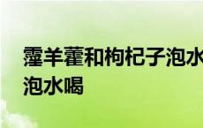 霪羊藿和枸杞子泡水喝视频 霪羊藿和枸杞子泡水喝 