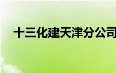 十三化建天津分公司天津 项目 十三化建 