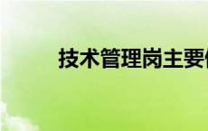 技术管理岗主要做什么 技术管理 