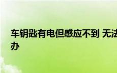 车钥匙有电但感应不到 无法启动 汽车遥控钥匙没电了怎么办 