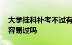 大学挂科补考不过有什么影响 大学挂科补考容易过吗 