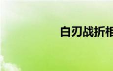 白刃战折相思 白刃战 