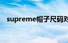 supreme帽子尺码对照表 supreme帽子 