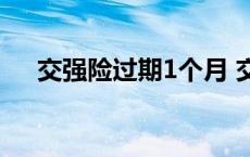 交强险过期1个月 交强险过期晚一个月 