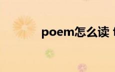 poem怎么读 festival怎么读 