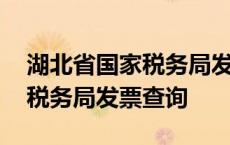 湖北省国家税务局发票查询入口 湖北省国家税务局发票查询 