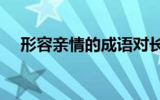 形容亲情的成语对长辈 形容亲情的成语 