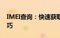 IMEI查询：快速获取手机序列号的方法与技巧