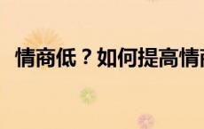 情商低？如何提高情商水平成为社交达人？