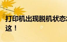 打印机出现脱机状态怎么办？全面解决方案在这！