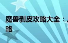 魔兽剥皮攻略大全：从入门到精通的技巧与策略