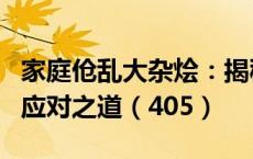 家庭伧乱大杂烩：揭秘家庭纷争背后的真相与应对之道（405）