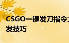 CSGO一键发刀指令大揭秘：轻松掌握武器分发技巧