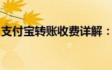 支付宝转账收费详解：规则、费用及注意事项